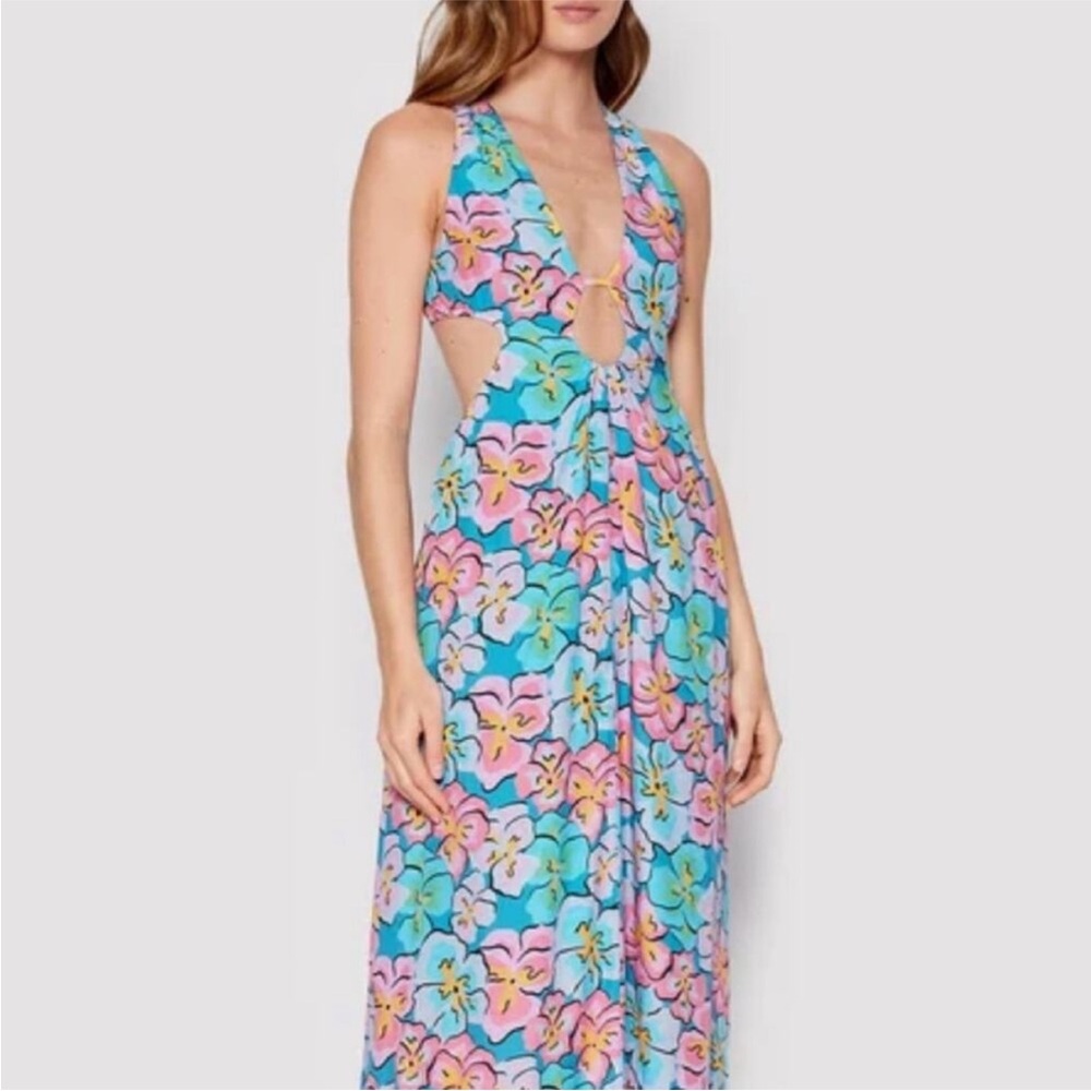 NWT For Love And Lemons Yasmin Maxi Dress Size small - Picture 2 of 13